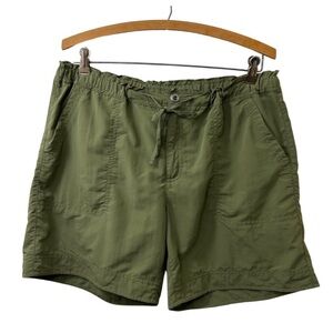 Patagonia Drawstring Hiking Olive Green Shorts